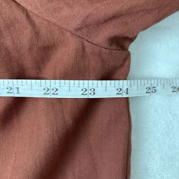 WVN Dress Womens Size Large V Neck Red Long Sleeve Above Knee Casual Spring - Picture 6 of 9